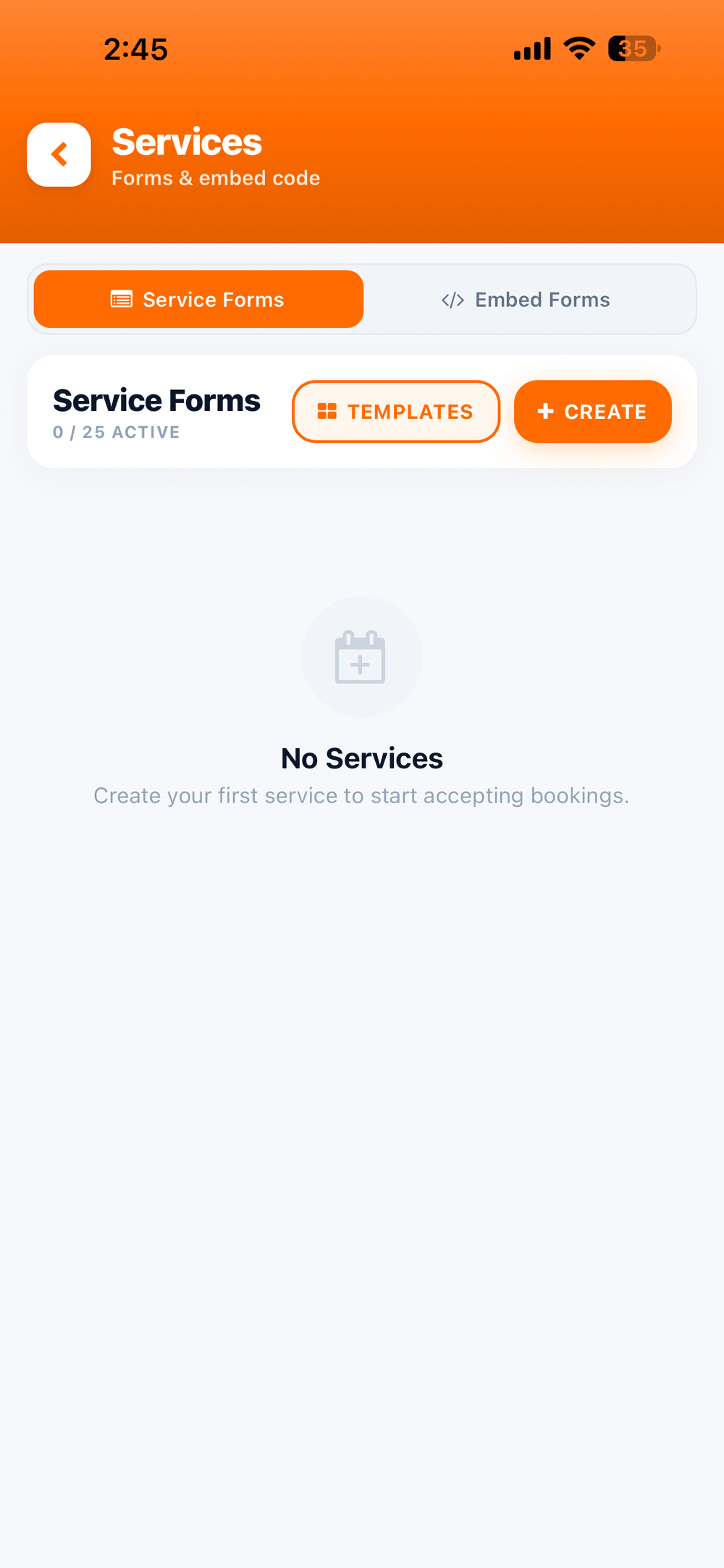 Your booking form, your rules